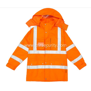 Waterproof reflective safety work clothes